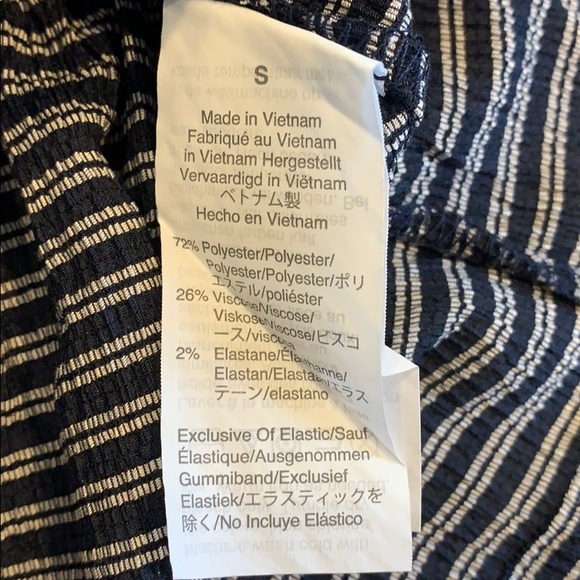 NWT Madewell Texture & Thread Smocked Peplum Tank - Picture 11 of 11